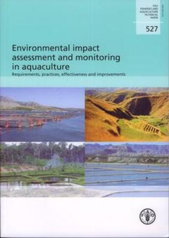 Couverture du livre « Environmental impact assessment & monitoring in aquaculture. requirements, practices, effectiveness » de  aux éditions Fao