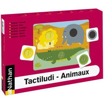 Couverture du livre « Tactiludi - animaux » de  aux éditions Nathan