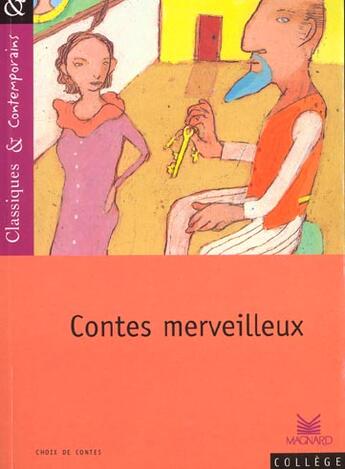 Couverture du livre « Contes merveilleux » de Charles Perrault aux éditions Magnard