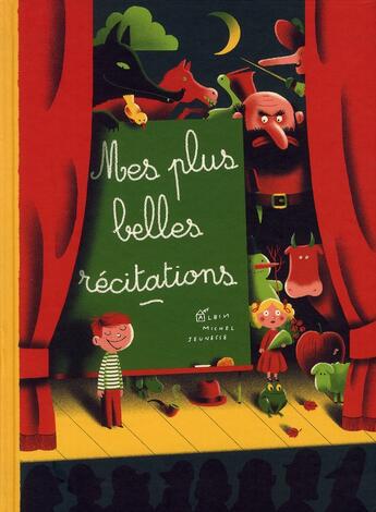 Couverture du livre « Mes plus belles récitations » de Michel Piquemal aux éditions Albin Michel