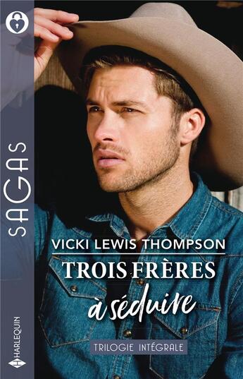 Couverture du livre « Trois frères à séduire : le gardien de mes nuits, un amant très sexy, leçons très particulières » de Vicki Lewis Thompson aux éditions Harlequin