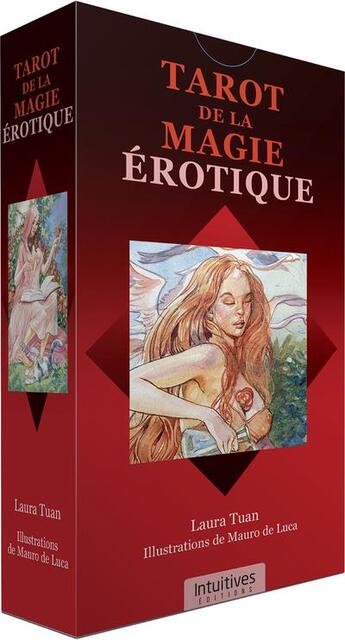 Couverture du livre « Tarot de la magie érotique » de Laura Tuan et Mauro De Luca aux éditions Editions Intuitives