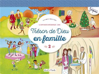 Couverture du livre « Trésor de Dieu en famille t.2 » de La Diffusion Catechi aux éditions Mame