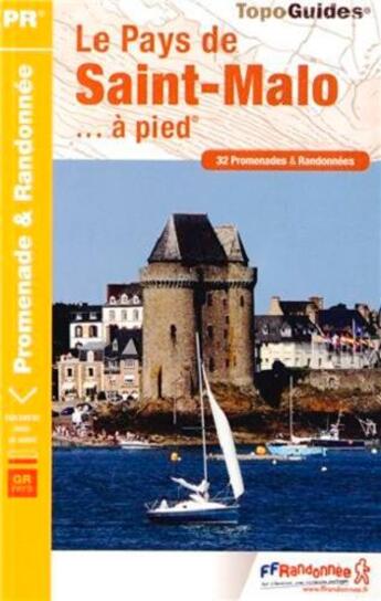 Couverture du livre « Le pays de Saint-Malo... à pied (4e édition) » de  aux éditions Ffrp