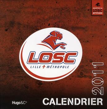 Couverture du livre « Calendrier mural LOSC 2011 » de  aux éditions Hugo Sport