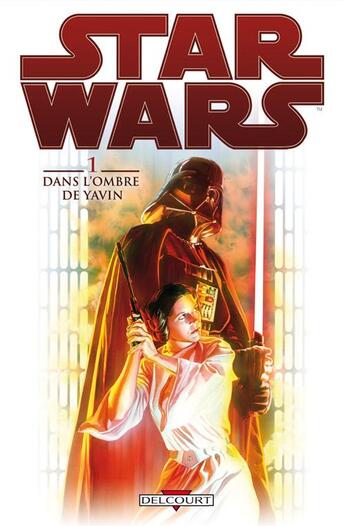 Couverture du livre « Star Wars t.1 ; dans l'ombre de Yavin » de Brian Wood et Carlos D'Anda aux éditions Delcourt