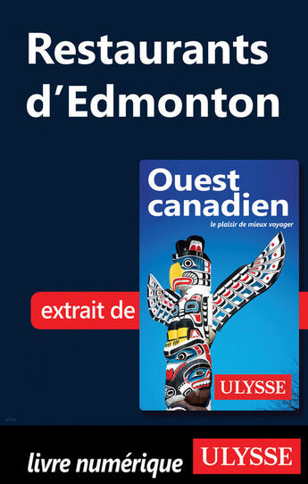 Couverture du livre « Restaurants d'Edmonton » de  aux éditions Ulysse