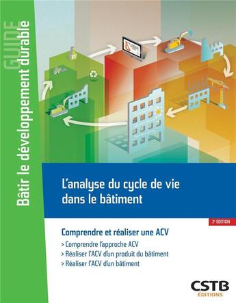 Couverture du livre « Réaliser l'ACV d'un projet de construction : Concevoir un bâtiment bas carbone (2e édition) » de Jean-Luc Chevalier et Alexandra Lebert et Gwenn Le Seac'H aux éditions Cstb