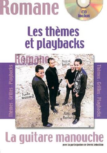 Couverture du livre « Les thèmes et playbacks ; la guitare manouche » de Roman E. aux éditions Carisch Musicom