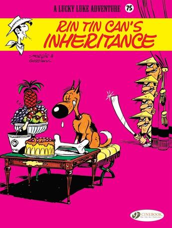 Couverture du livre « Lucky Luke t.75 ; rin tin can's inheritance » de Rene Goscinny et Rene Morris aux éditions Cinebook