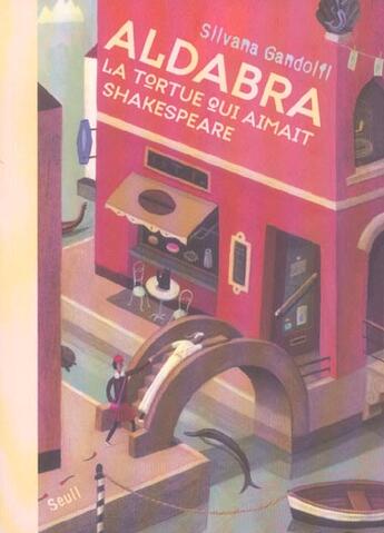 Couverture du livre « Aldabra, La Tortue Qui Aimait Shakespeare » de Silvana Gandolfi aux éditions Seuil Jeunesse