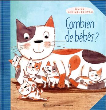 Couverture du livre « Combien de bébés ? » de Guido Van Genechten aux éditions Albin Michel Jeunesse