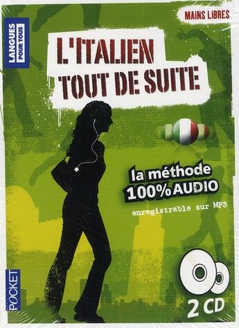 Couverture du livre « Coffret l'italien tout de suite » de  aux éditions Langues Pour Tous