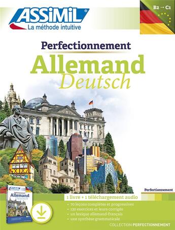 Couverture du livre « Pack téléchargement perfectionnement allemand ; C1 » de Volker Eismann aux éditions Assimil