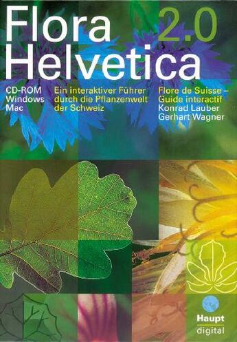 Couverture du livre « Flora helvetica » de Lauber/Wagner aux éditions Belin