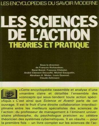 Couverture du livre « Les sciences de l'action ; théories et pratique » de  aux éditions Retz