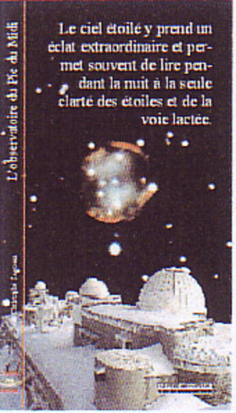 Couverture du livre « L'observatoire du pic du midi » de Jean-Christophe Sanchez aux éditions Peregrinateur