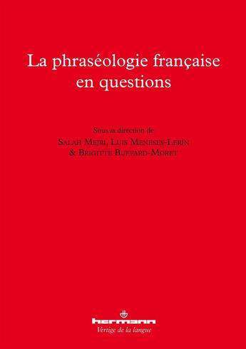 Couverture du livre « La phraseologie francaise en questions » de Meneses-Lerin Luis aux éditions Hermann