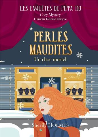 Couverture du livre « Les enquêtes de Pippa Tome 10 : Perles maudites » de Sherily Holmes aux éditions Bookelis