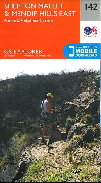 Couverture du livre « Shepton mallet/mendip hills east » de  aux éditions Ordnance Survey