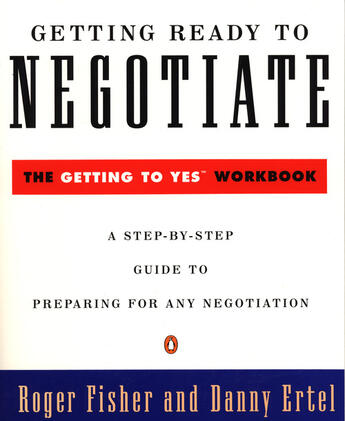 Couverture du livre « Getting Ready to Negotiate » de Ertel Danny aux éditions Penguin Group Us