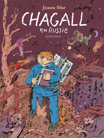 Couverture du livre « Chagall en Russie : Intégrale Tomes 1 et 2 » de Joann Sfar aux éditions Gallimard Bd