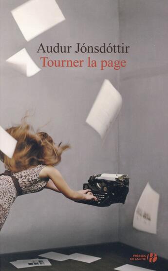 Couverture du livre « Tourner la page » de Audur Jonsdottir aux éditions Presses De La Cite