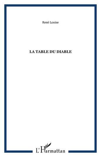 Couverture du livre « La table du diable » de  aux éditions Editions Caribeennes