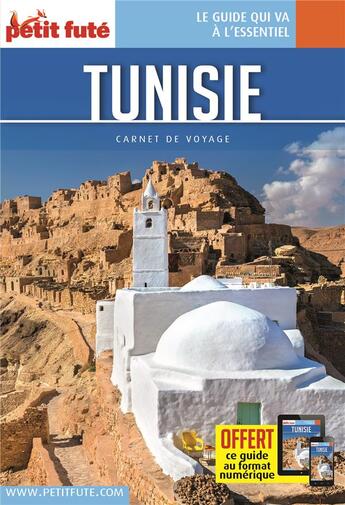 Couverture du livre « Carnet de voyage : Tunisie (édition 2023) » de Collectif Petit Fute aux éditions Le Petit Fute