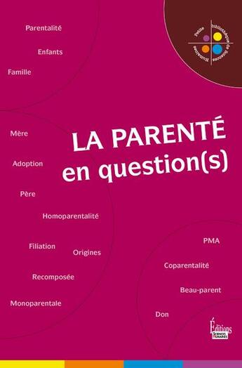 Couverture du livre « La parenté en question(s) » de  aux éditions Sciences Humaines