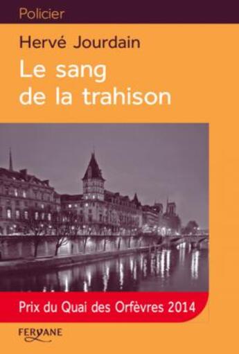 Couverture du livre « Le sang de la trahison » de Jourdain aux éditions Feryane