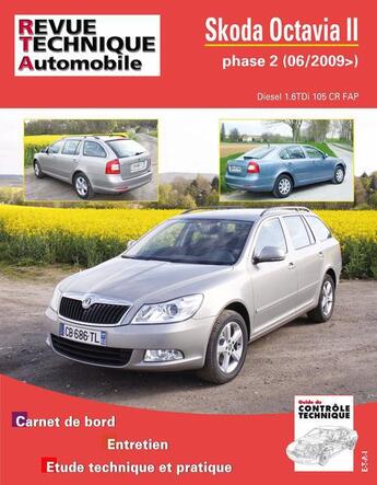 Couverture du livre « Skoda octavia ii - phase 2, 06-2009 » de Etai aux éditions Etai