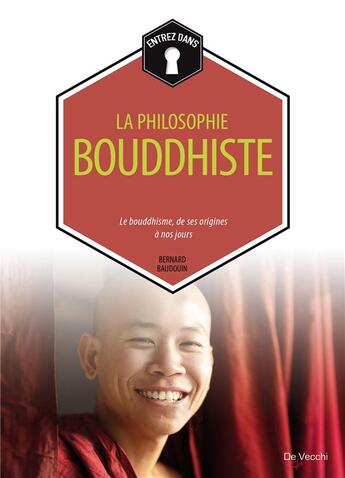 Couverture du livre « La philosophie bouddhiste » de Bernard Baudouin aux éditions De Vecchi