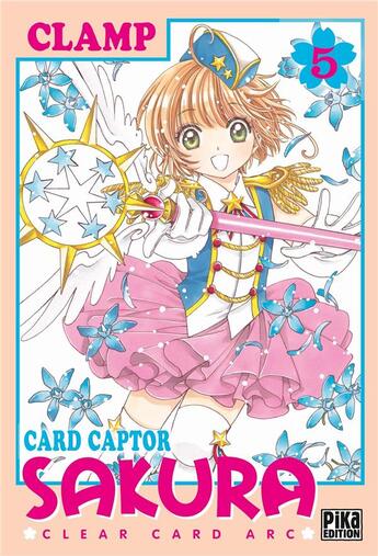 Couverture du livre « Card captor Sakura - clear card arc Tome 5 » de Clamp aux éditions Pika