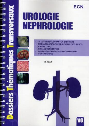 Couverture du livre « Urologie néphrologie » de N Adam aux éditions Vernazobres Grego