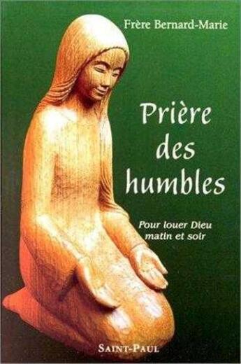 Couverture du livre « Priere des humbles » de  aux éditions Saint Paul Editions