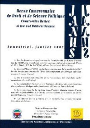 Couverture du livre « Semestriel, janvier 2007 » de  aux éditions Dianoia