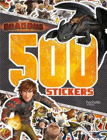 Couverture du livre « Dreamworks - dragons-500 stickers » de  aux éditions Hachette Jeunesse