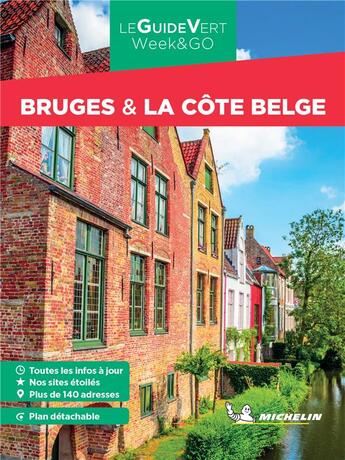Couverture du livre « Le guide vert week&go : Bruges et la côte belge » de Collectif Michelin aux éditions Michelin