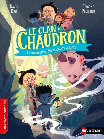 Couverture du livre « Le clan du chaudron : la malédiction des cochons volants » de David Bry et Jerome Pelissier aux éditions Nathan