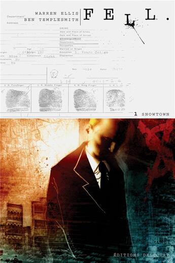 Couverture du livre « Fell » de Ben Templesmith et Warren Ellis aux éditions Delcourt