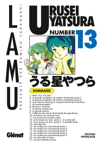 Couverture du livre « Urusei Yatsura Tome 13 » de Rumiko Takahashi aux éditions Glenat