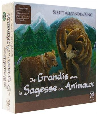 Couverture du livre « Je grandis avec la sagesse des animaux ; coffret » de Scott Alexander King aux éditions Vega