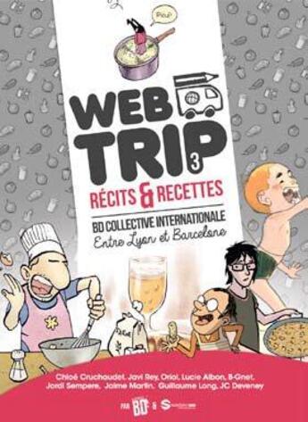 Couverture du livre « Webtrip t.3 recits et recettes » de  aux éditions Sandawe