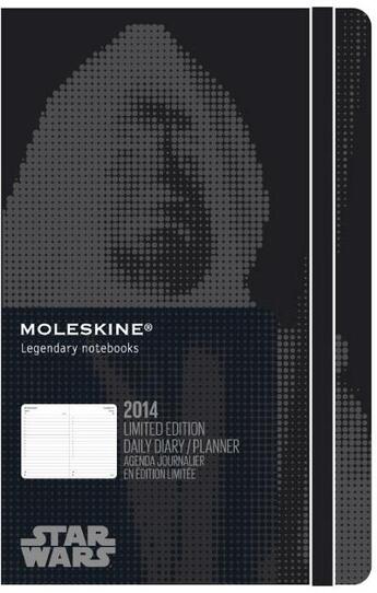 Couverture du livre « Agenda 2014 star wars journalier noir poche » de Moleskine aux éditions Moleskine Papet