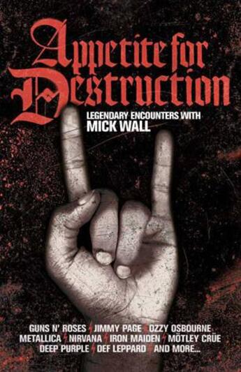 Couverture du livre « Appetite for Destruction » de Mick Wall aux éditions Orion Digital