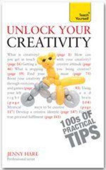 Couverture du livre « Unlock your creativity » de Jenny Hare aux éditions Teach Yourself