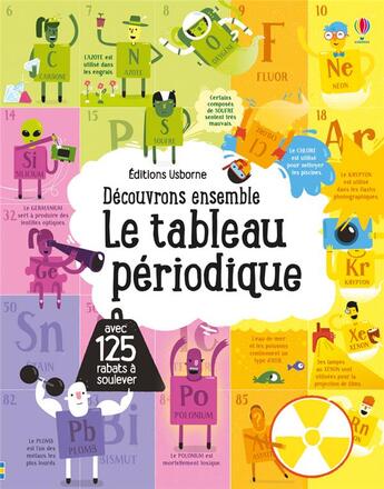 Couverture du livre « Le tableau périodique » de Alice James et Shaw Nielsen aux éditions Usborne