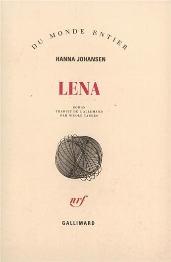 Couverture du livre « Lena » de Hanna Johansen aux éditions Gallimard