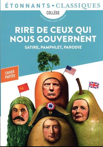 Couverture du livre « Rire de ceux qui nous gouvernent - satire, pamphlet, parodie » de  aux éditions Flammarion